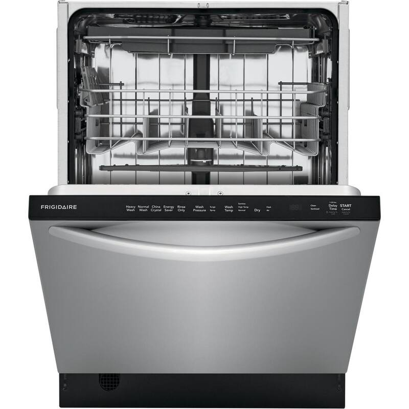 24 In. Built-In Tall Tub Dishwasher in Stainless Steel with 5-Cycles, 49 dBA U170