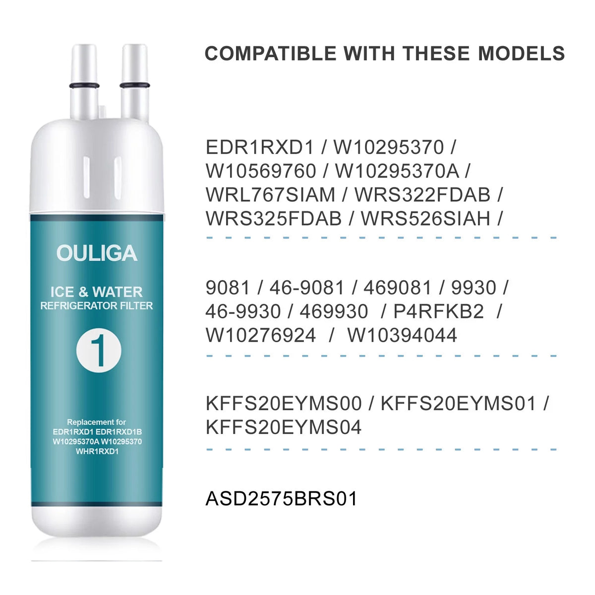 Water Filter for Refrigerator, 3PCS B170