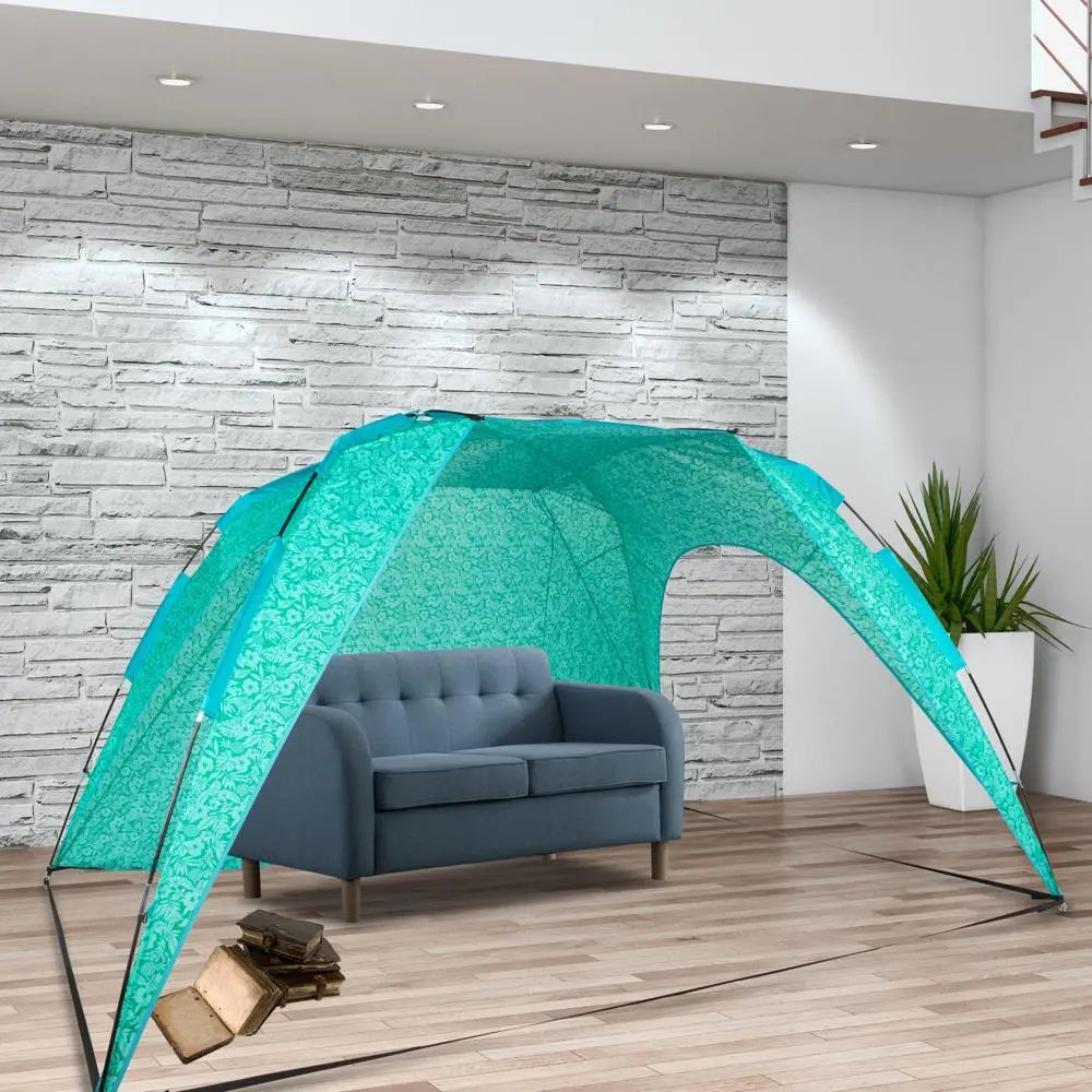 Pop Up Beach Tent Sun Shelter With Bag O474527