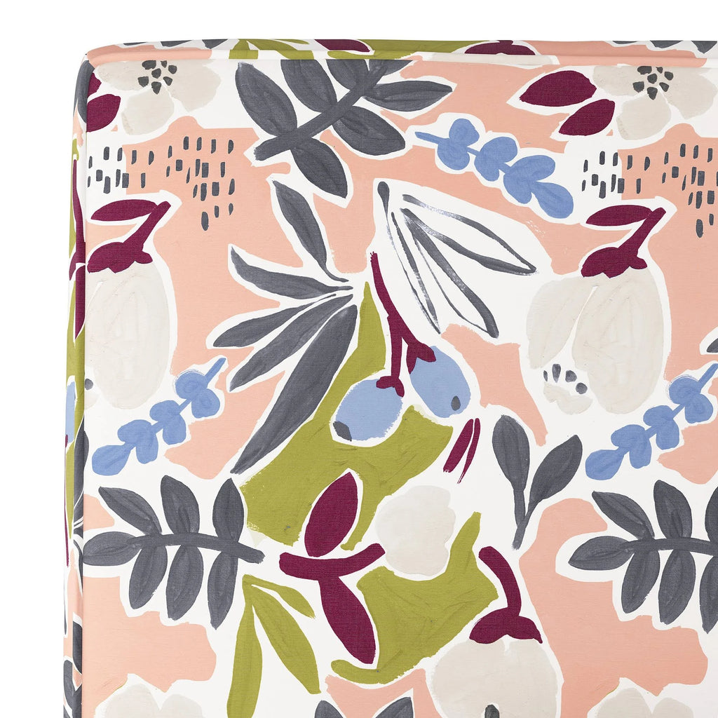 California King Headboard Peach Floral B734