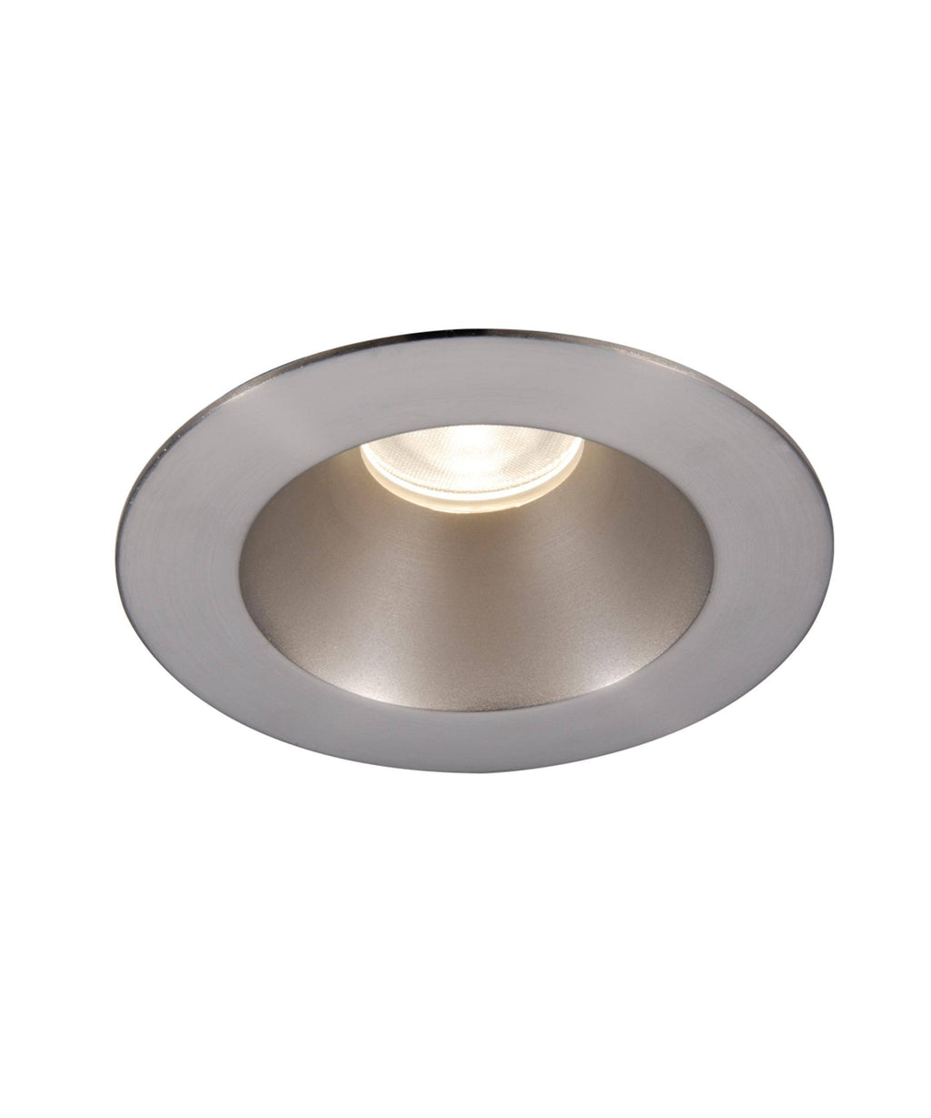 3.5-in Round LED Recessed Shower Trim Brushed Nickel L333
