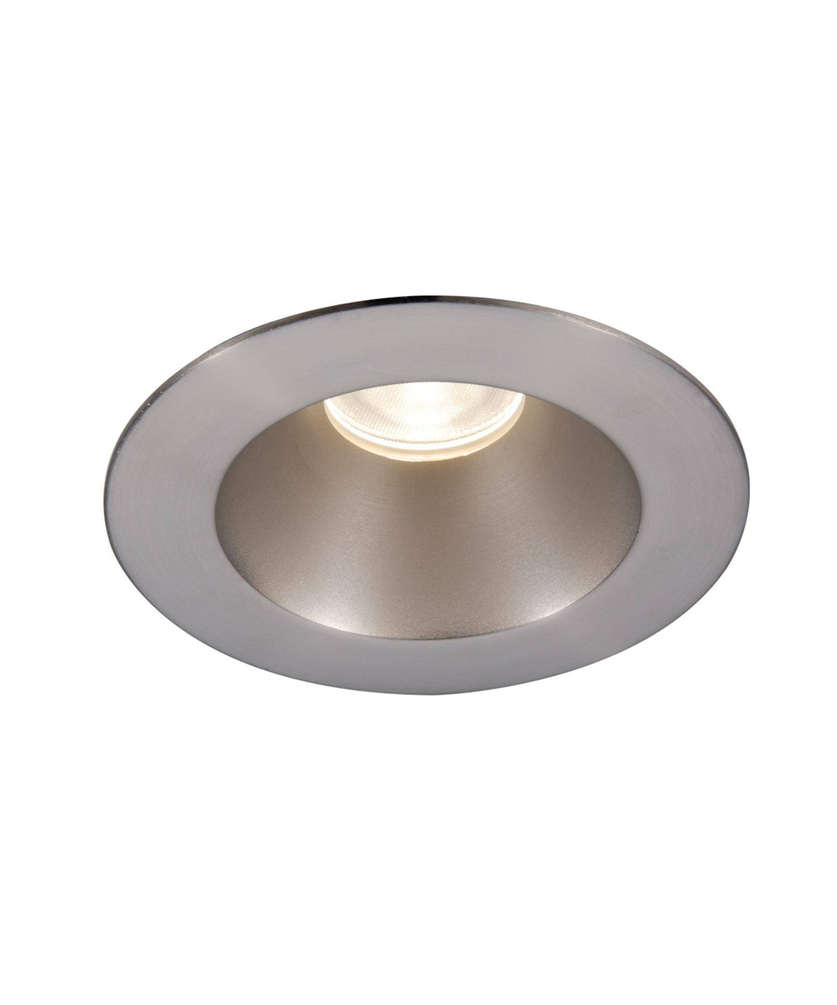 3.5-in Round LED Recessed Shower Trim Brushed Nickel L333