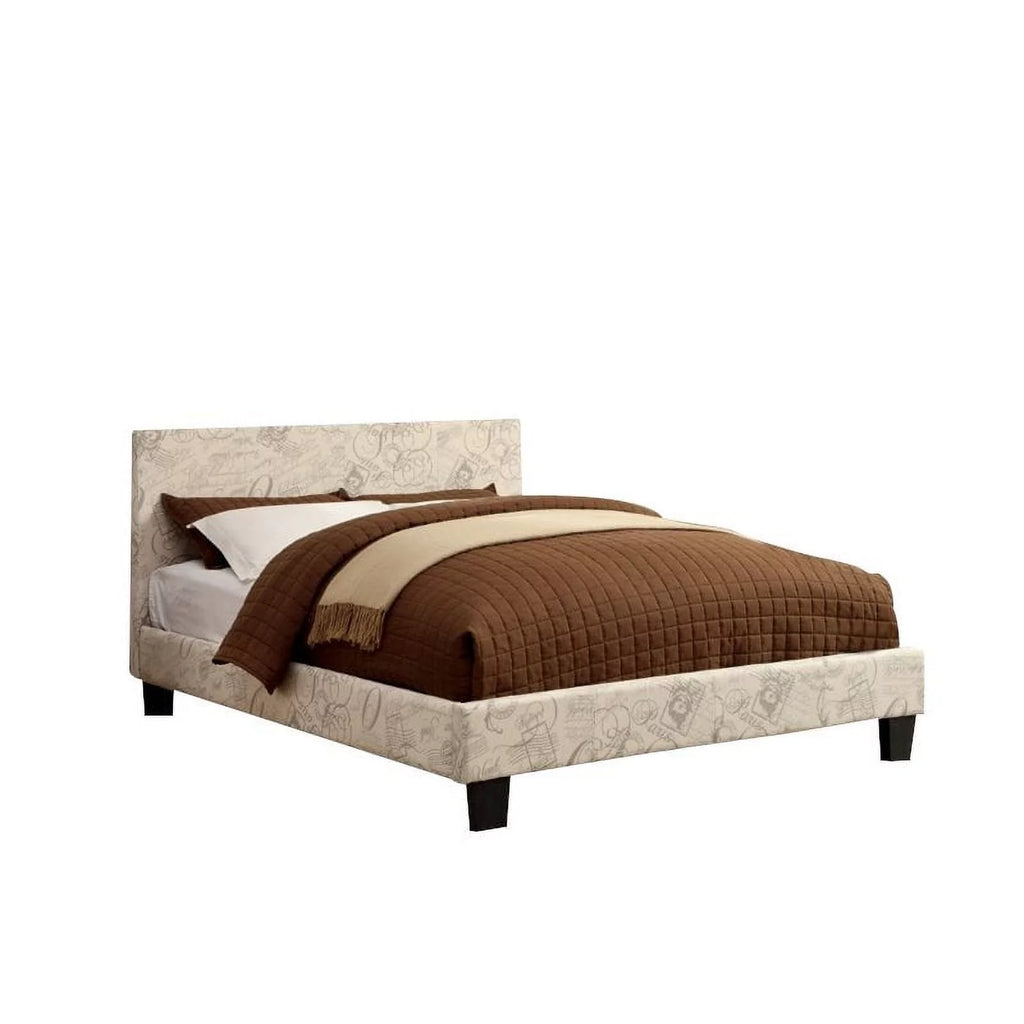 Queen Platform Bed with 8-Inch Mattress C4512