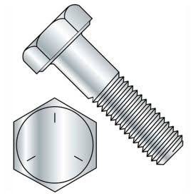 3/8-16 x 1-1/2 Hex Head Cap Screw - Carbon Steel - Zinc - Grade 5 - 100 Pk B9681