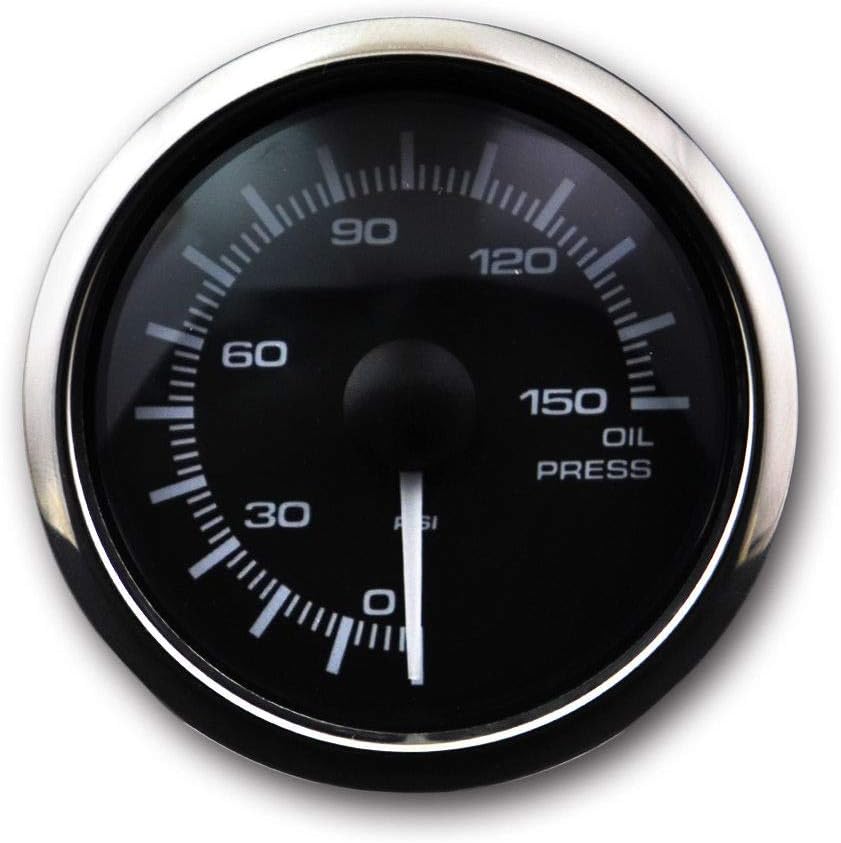2" LED Backlit Electronic Oil Pressure Gauge PSI Pack of 2 T748892