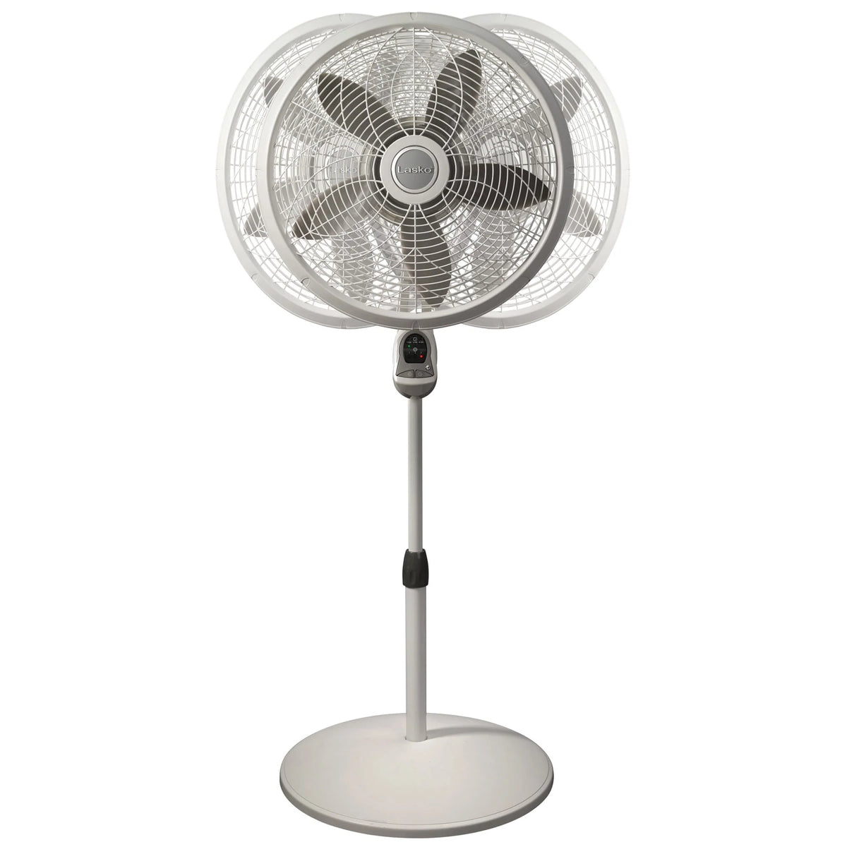 18 Oscillating Pedestal Fan with Remote, 3 Speeds, Black H5484