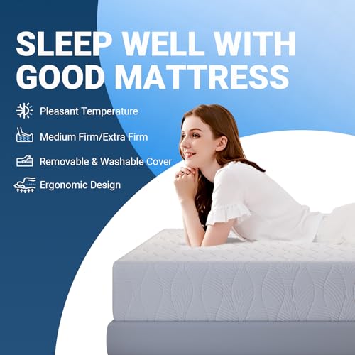 Queen Size 10 Inch Gel Memory Foam Mattress B277