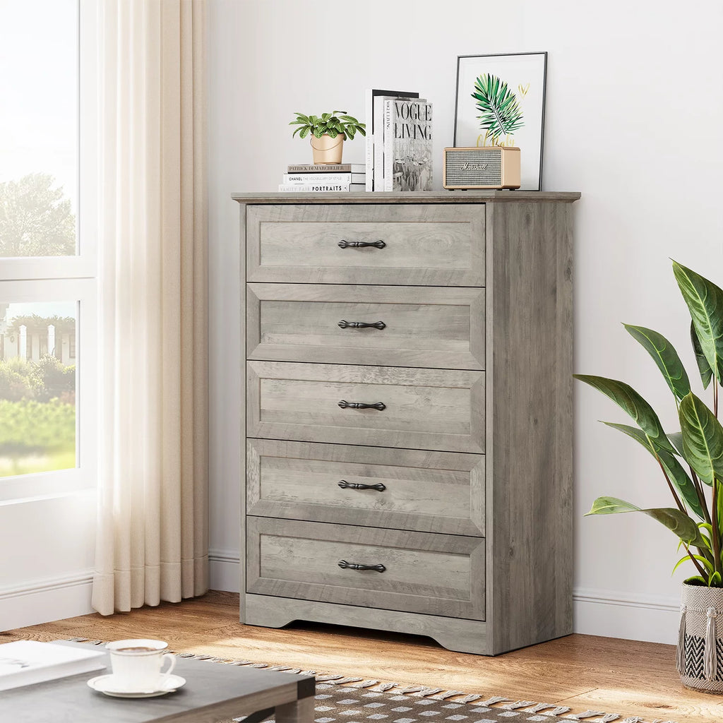 5 Drawer Wood Dresser M856486