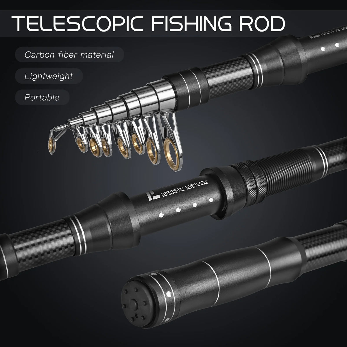 Telescopic Pole Reel Combo Set U858