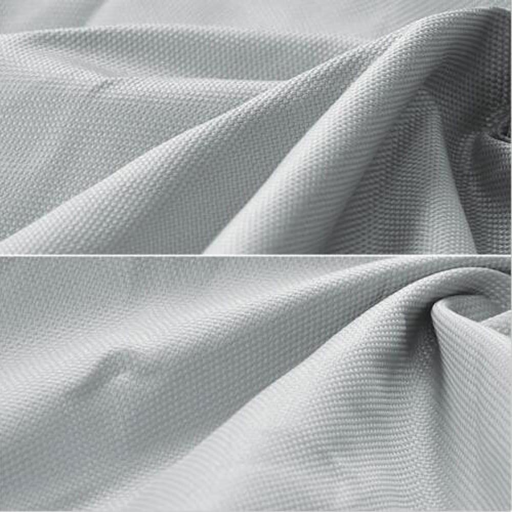 Grey 600D Oxford Fabric Waterproof Trailerable Boat Cover with Carrying Bag P231189