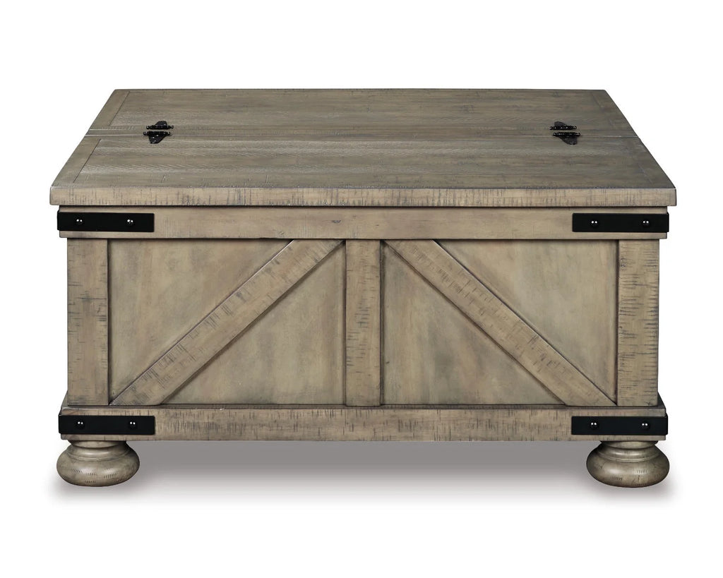 Gray Coffee Table With Storage F513