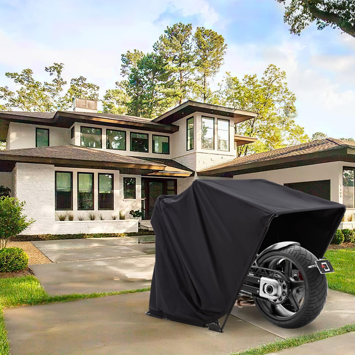 Heavy Duty Motorcycle Shelter with Carry Bag G334