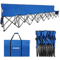 Portable Folding 6 Seats Soccer Bench with Bag B662330