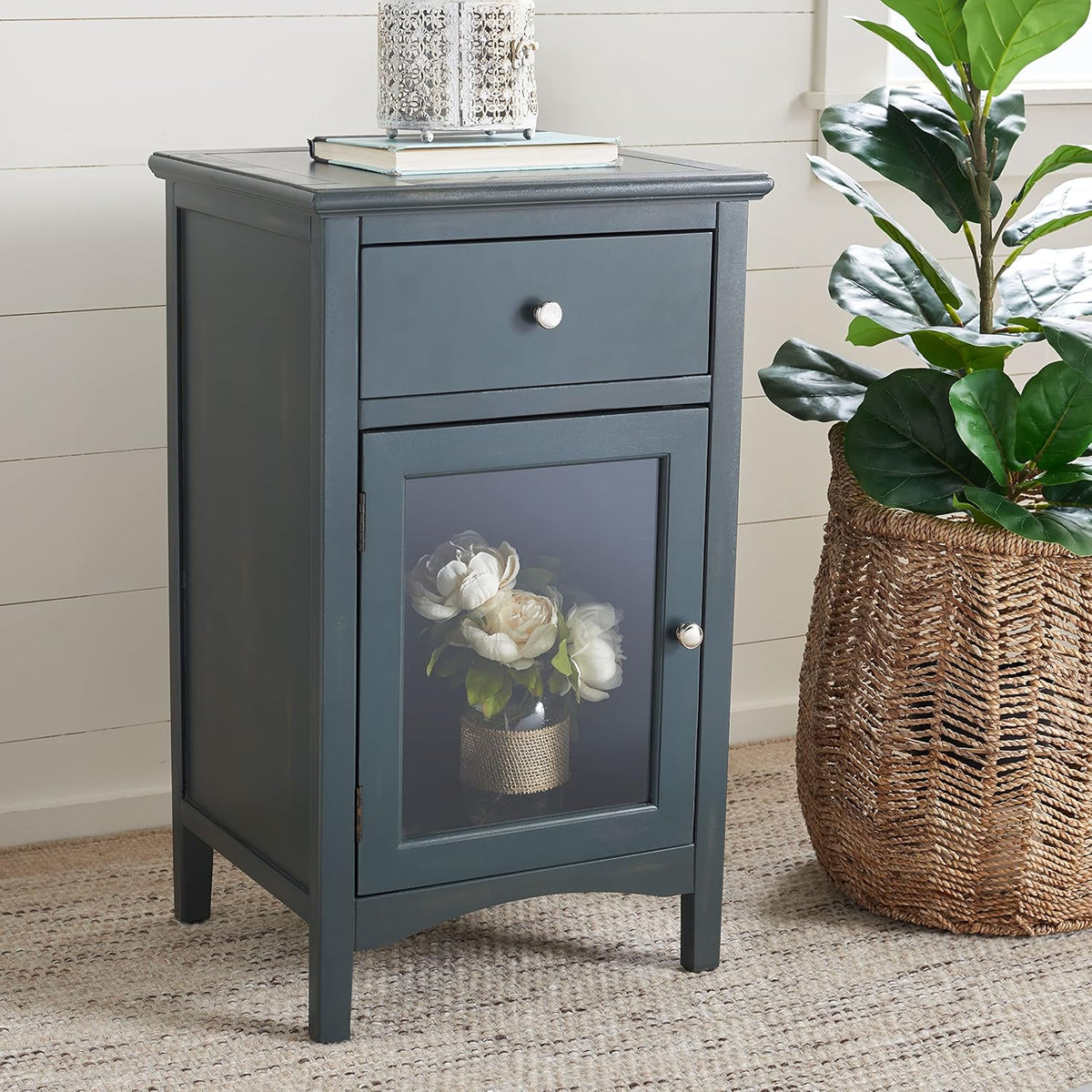 French Grey End Table H10267