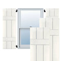12x22W x 33x22H Real Wood Pine Board-n-Batten Shutters O459