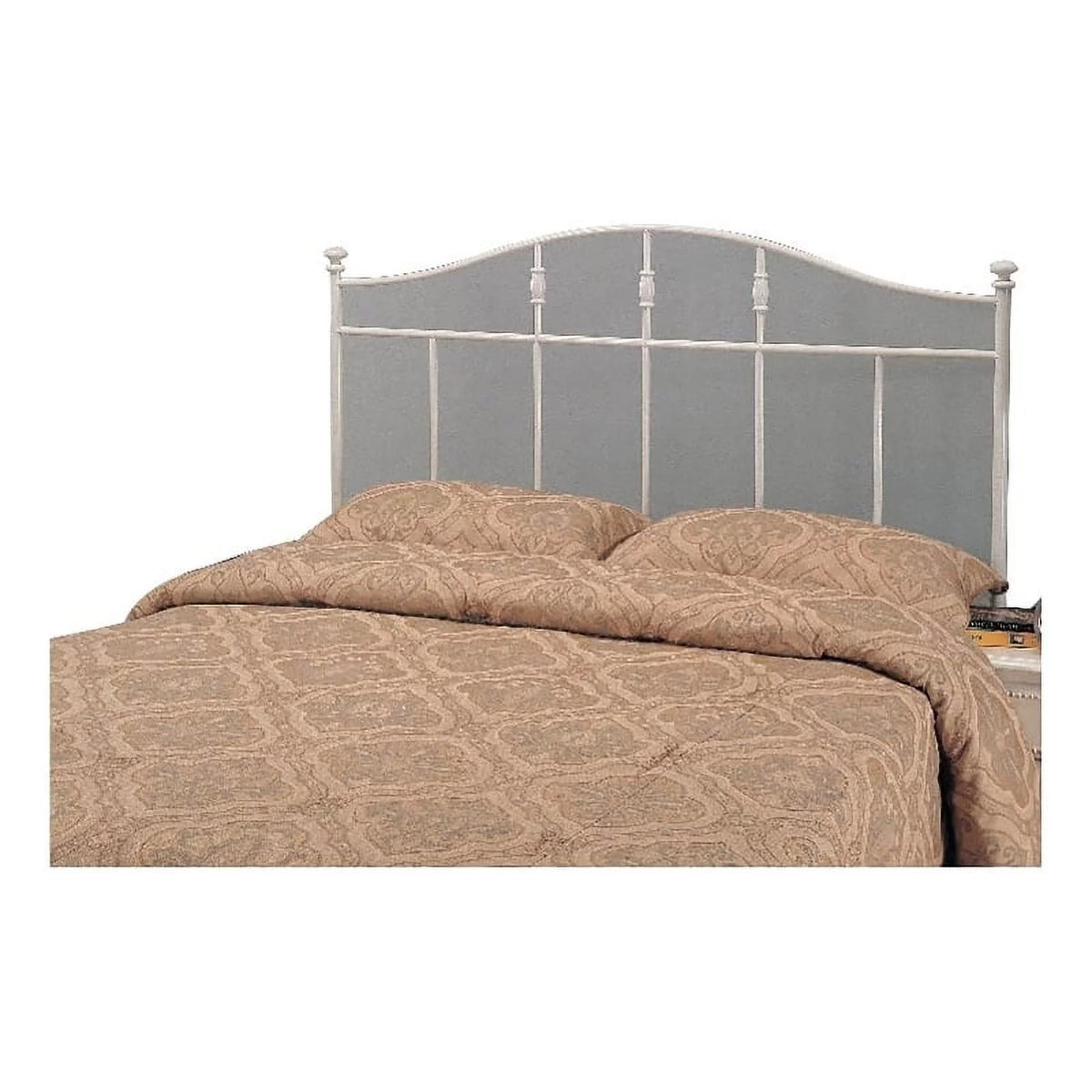 White Metal Full Queen Spindle Headboard J304332