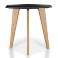 Black Metal Tray-Top End Table W3619