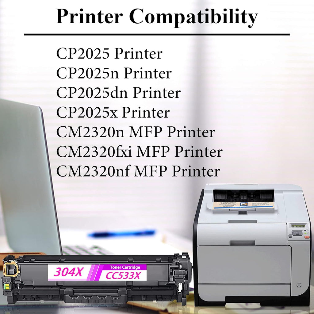 Cyan High Yield Toner Cartridge for HP CP2025 CM2320 Printer O50442