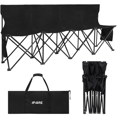 Portable Folding 6 Seats Soccer Bench with Bag B662330