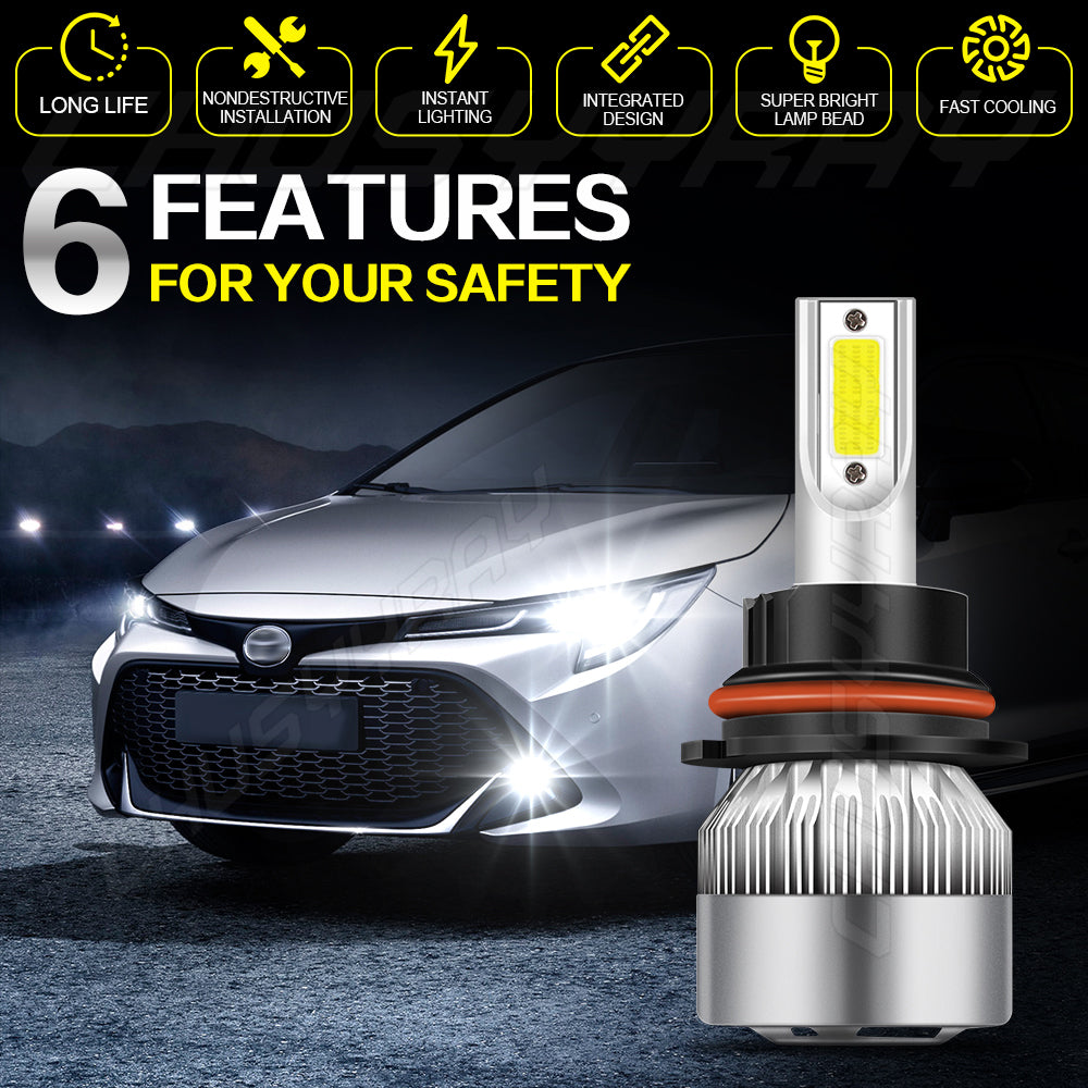 9007 & H11 LED Headlight Fog Light Bulb P1751