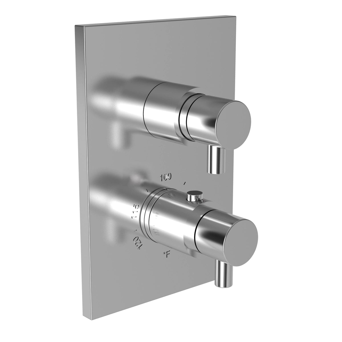 1/2x22 Square Thermostatic Trim Plate with Handle, Oil Rubbed Bronze J7026