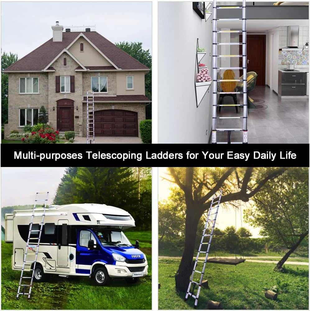 6.6FT Aluminum Telescoping Ladder M43094