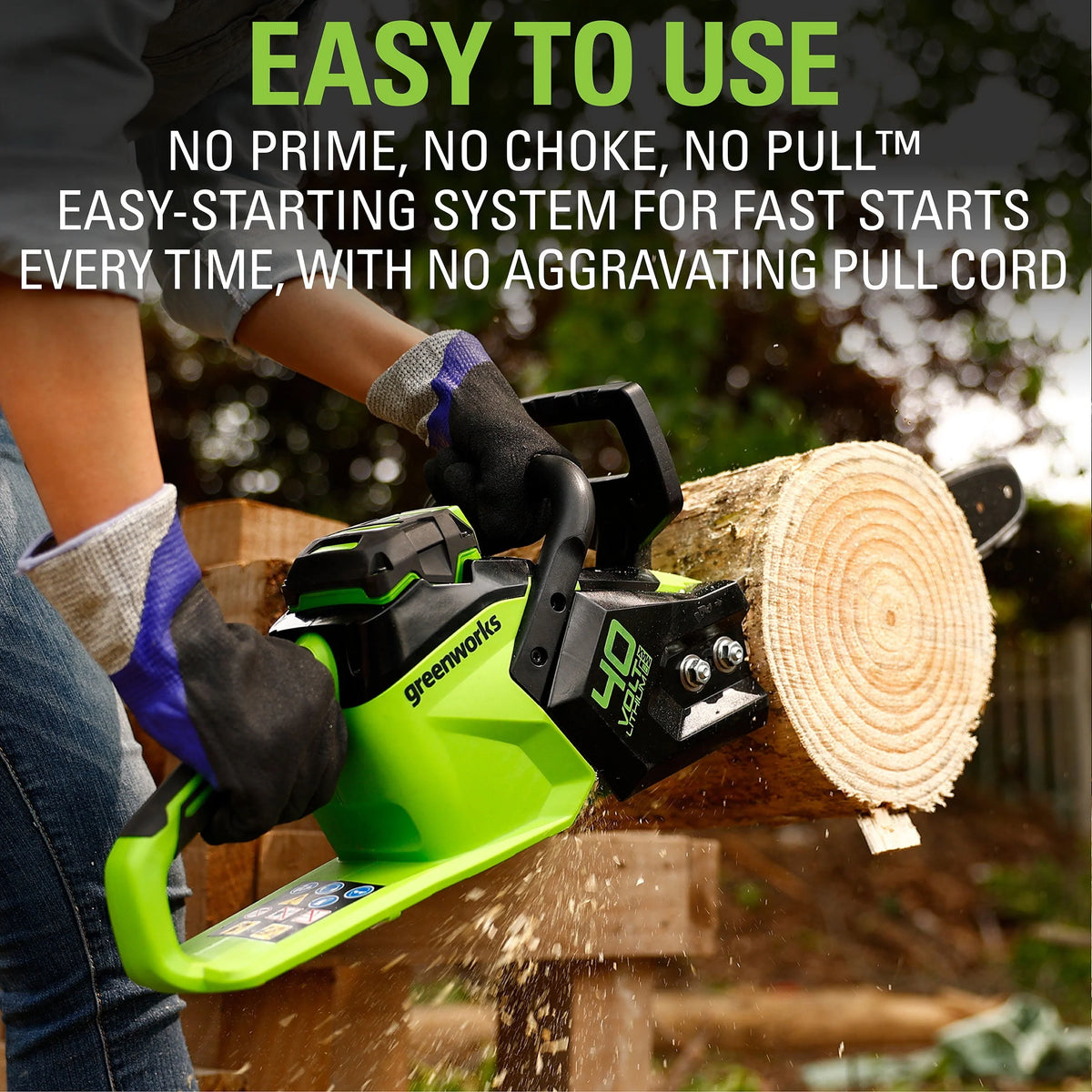 40V 14 Brushless Chainsaw with 2.5 Ah Battery & Charger L185712