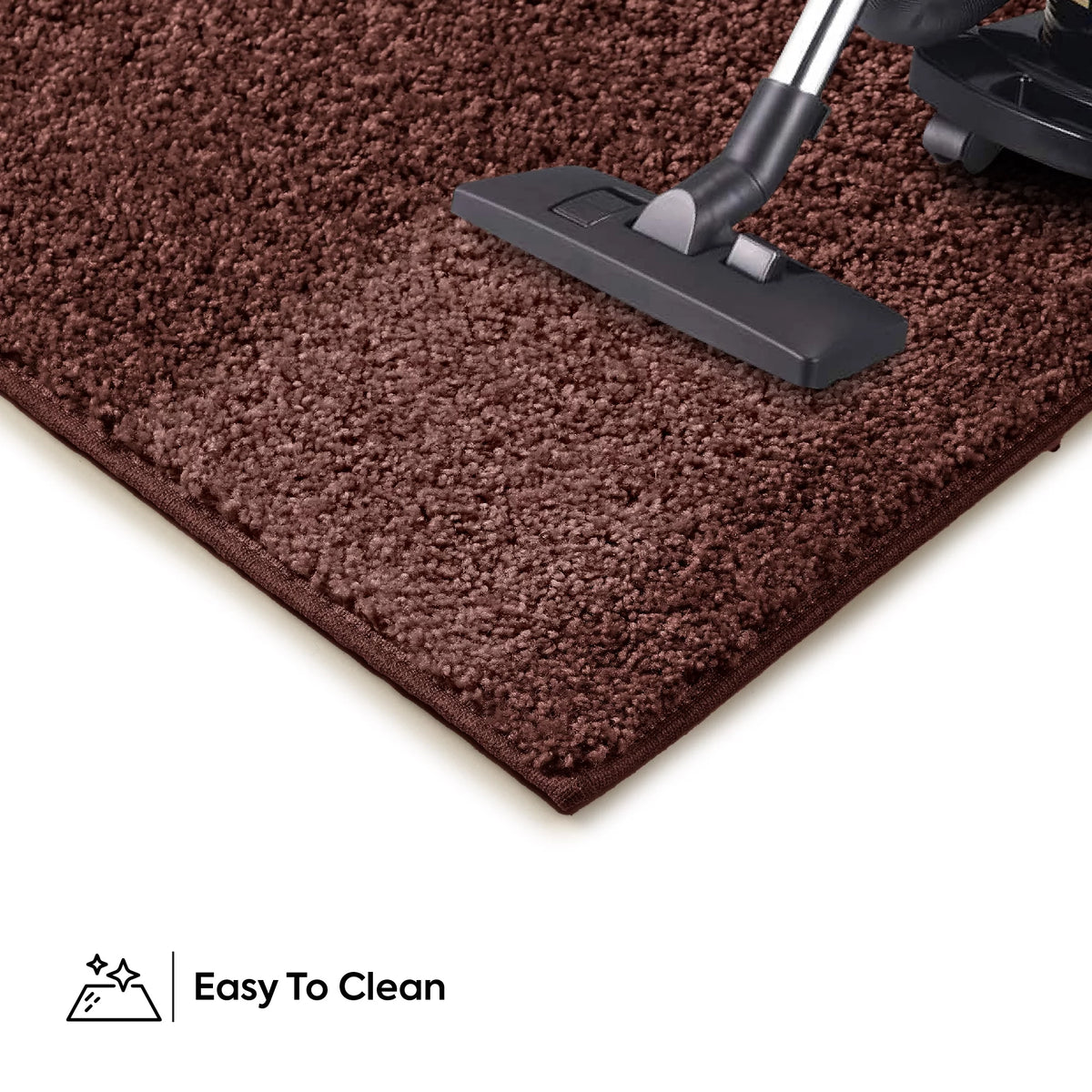 Chocolate Color 2' x 4' Rectangle Rug Set of 20 X443333