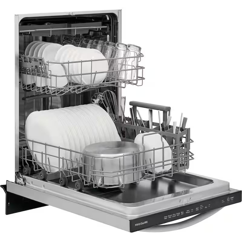 24 In. Built-In Tall Tub Dishwasher in Stainless Steel with 5-Cycles, 49 dBA U170