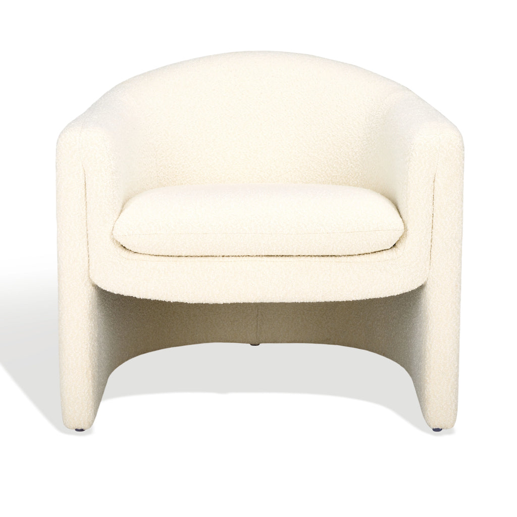 Ivory Boucle Accent Chair L2461