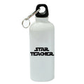 White Aluminum Sports 20 oz Water Bottle H674
