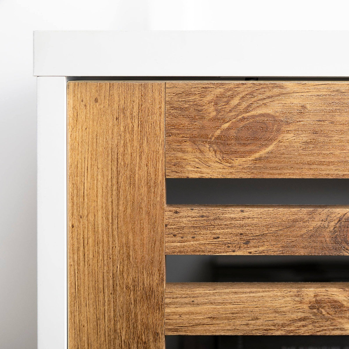 Sliding Door TV Console - Grey Wash A6262