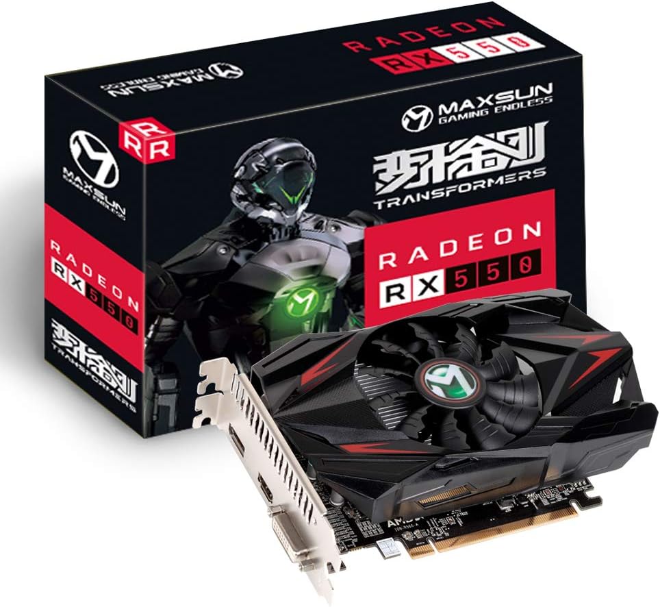 AMD Radeon RX 550 4GB GDDR5 ITX Video Graphics Card X53129