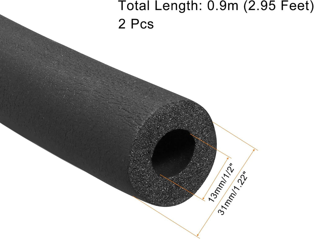 Black Foam Tubing Pack of 2 W55734
