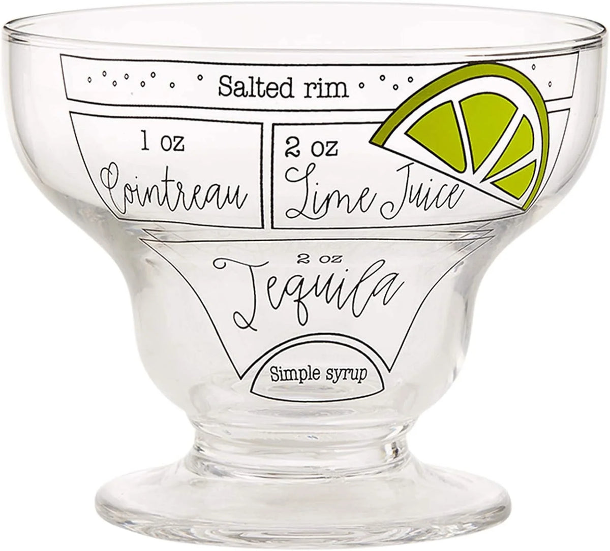 Clear Stemless Margarita Glass 6 Piece Set K209198