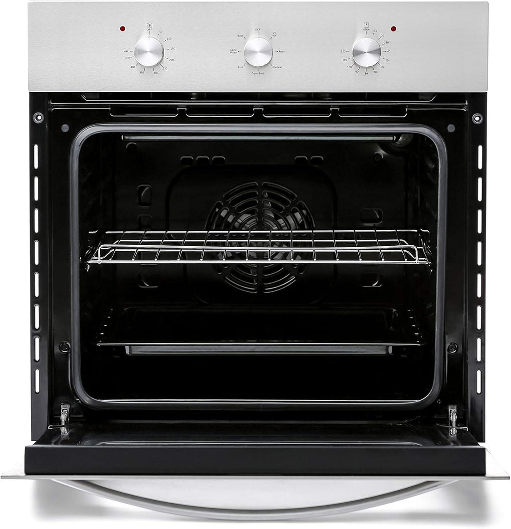 24 Inch Stainless Steel Electric Single Wall Oven P1839