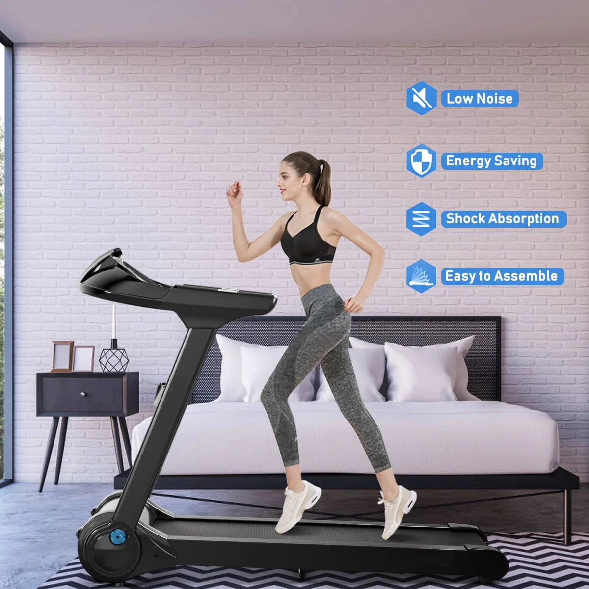 2.25 Hp Electric Folding Treadmill F918299