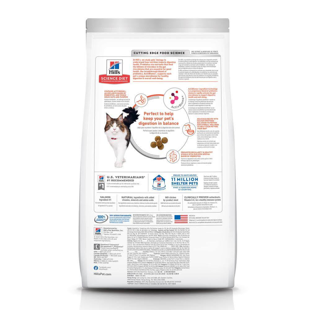 Adult Salmon Dry Cat Food 13-lb A413