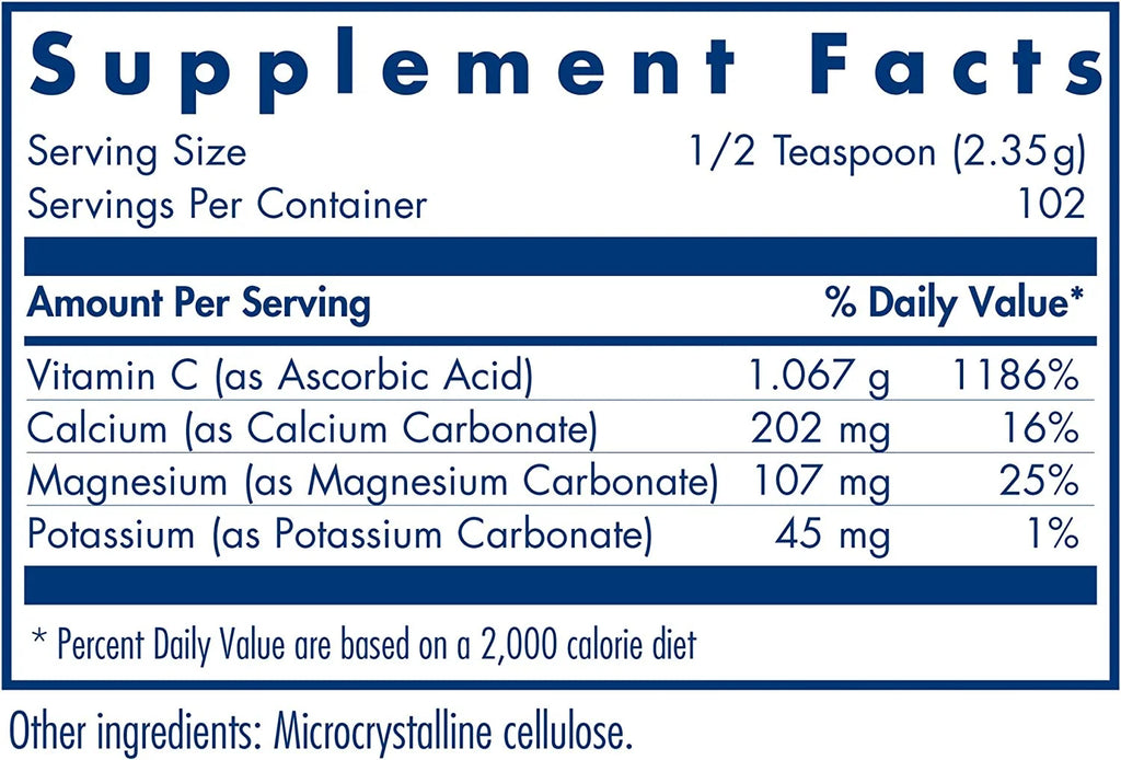 Buffered Vitamin C Powder 240 g X57784