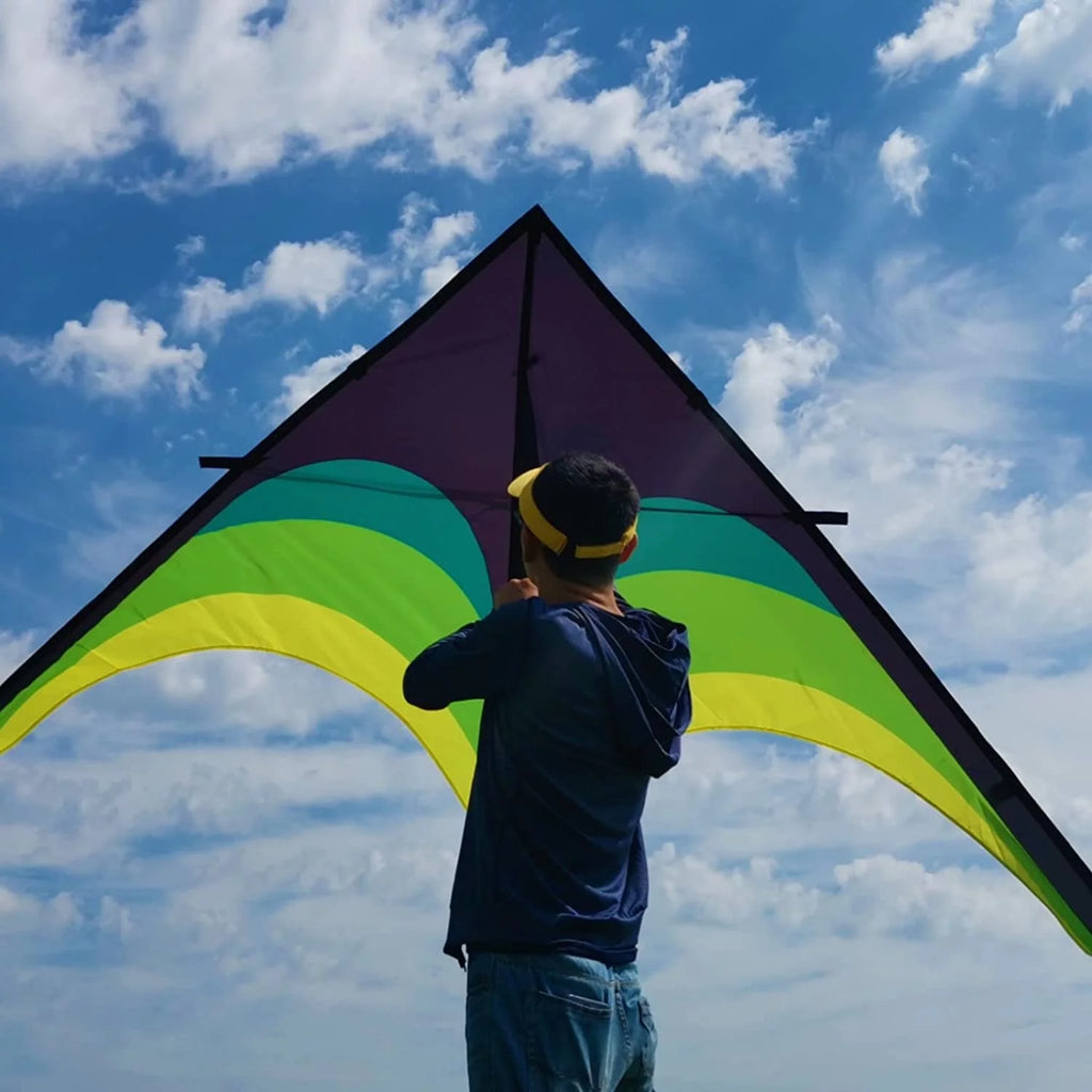 Black Green Giant Delta Kite R42908