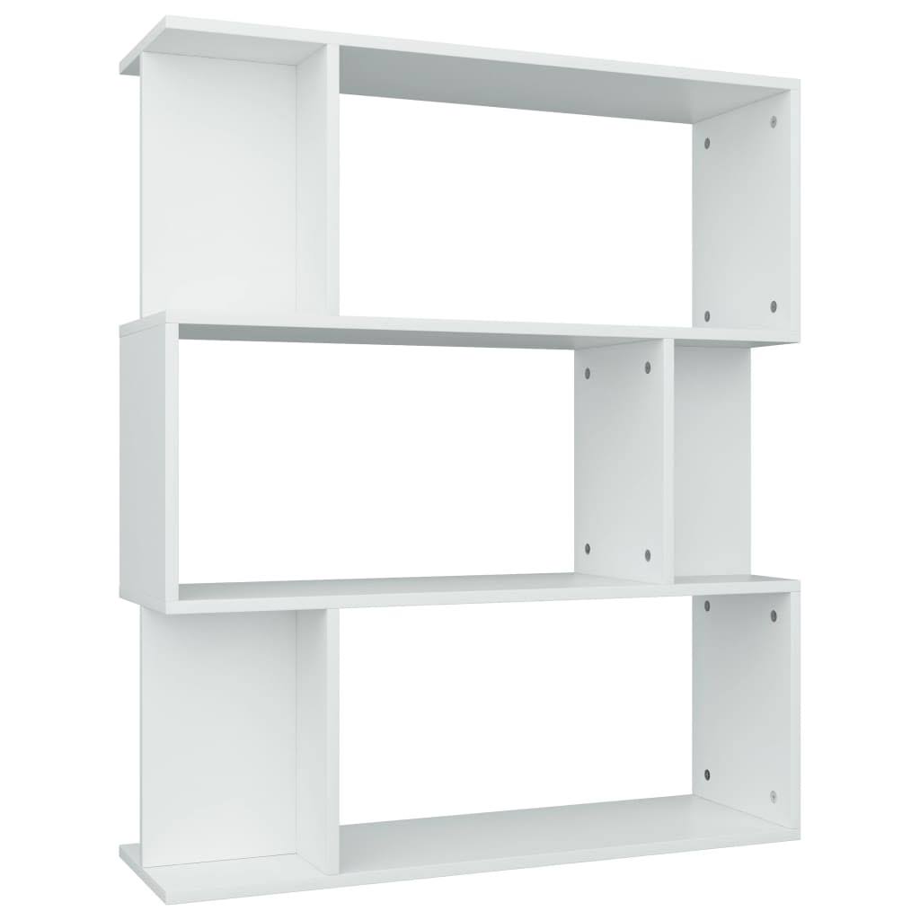 Gray Book Cabinet Room Divider Chipboard V1269