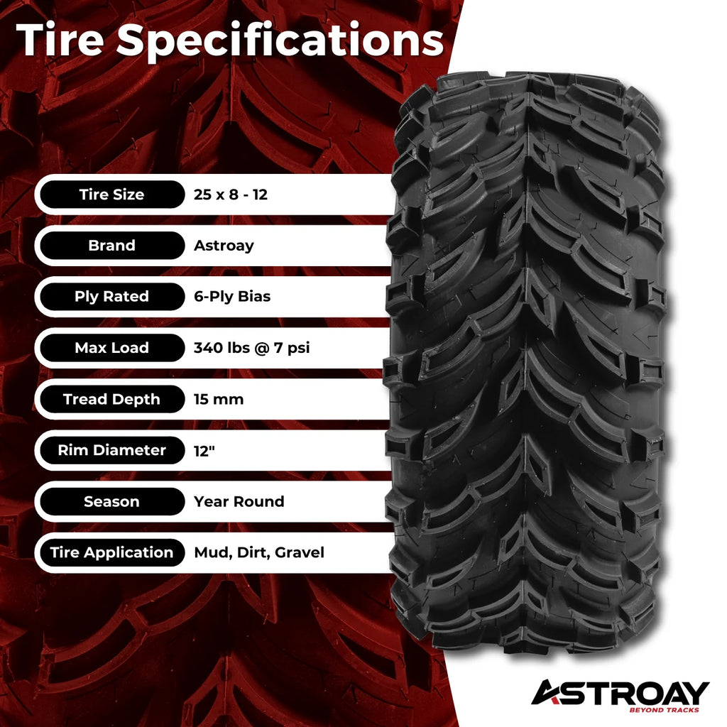 12 Utility ATV/UTV Tire T3527