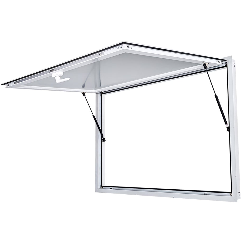 Concession Stand Serving Window with Awning Door N68853