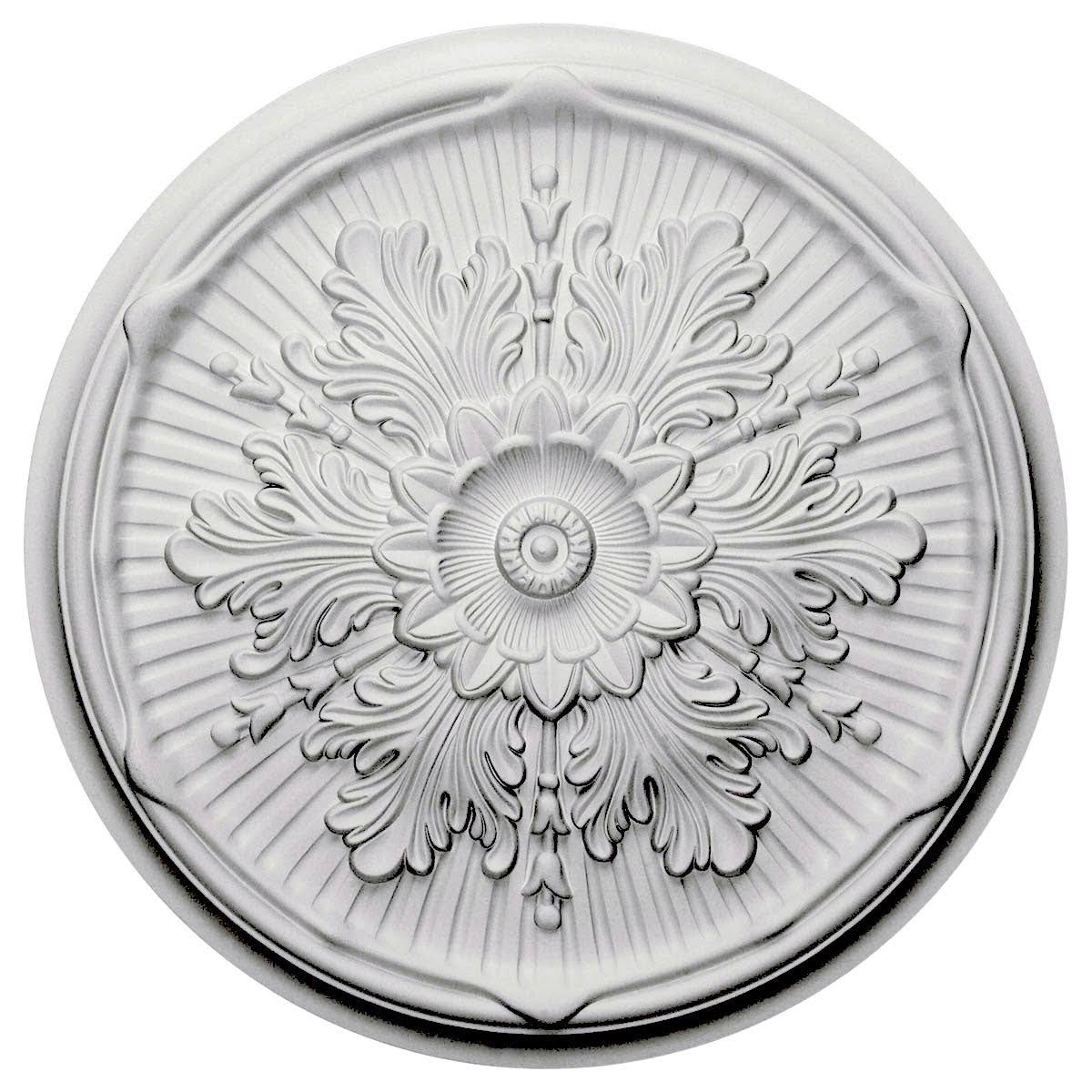 21 inch x 2 inch Hand-Painted Ceiling Medallion W7167