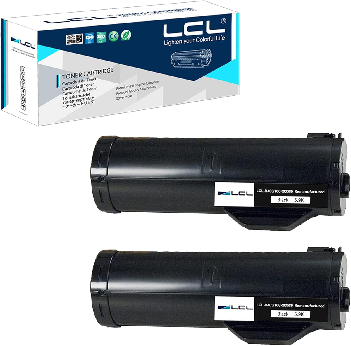 2-Pack Black Toner Cartridge I674391
