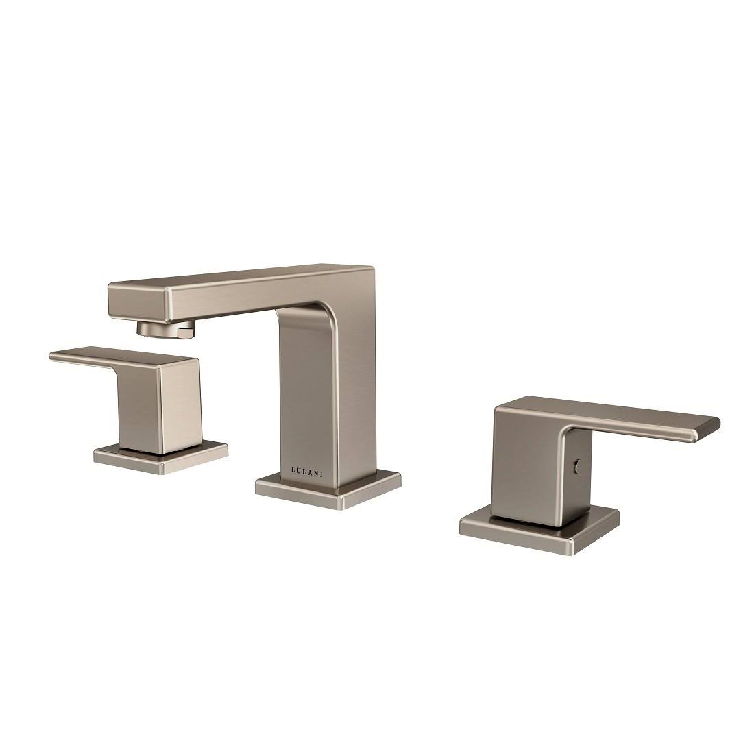Brushed Nickel 2-Handle Bathroom Faucet W209452