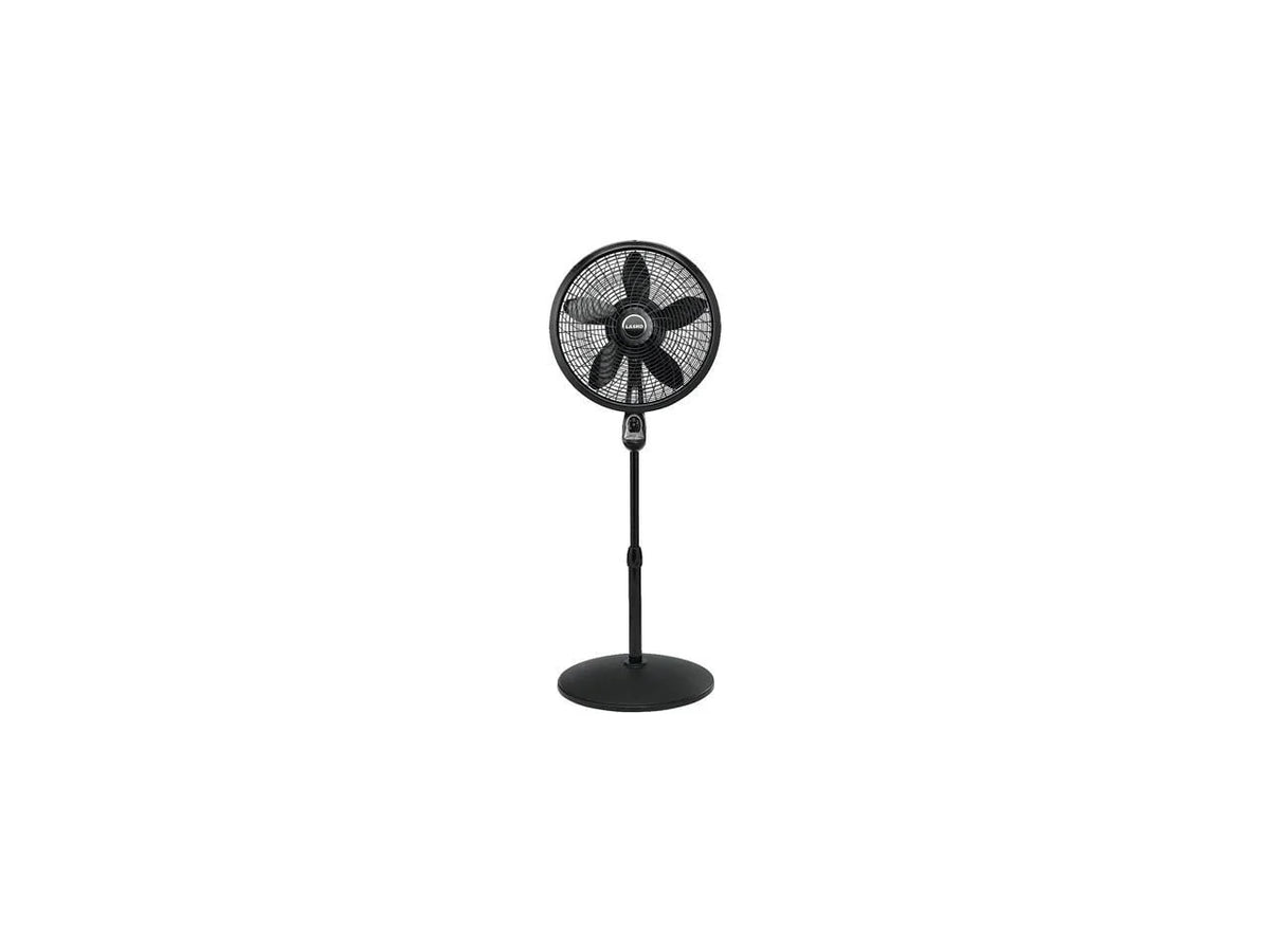 18 Oscillating Pedestal Fan with Remote, 3 Speeds, Black H5484