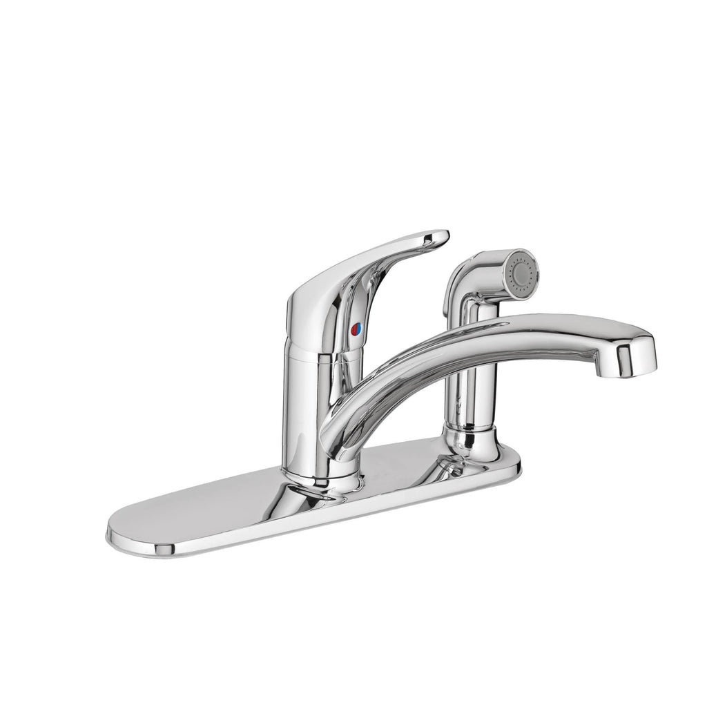 Polished Chrome Single Handle Kitchen Faucet T889744
