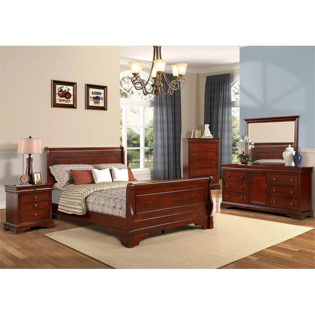 Wood Full Bed D3321