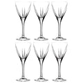Glass Stemmed Wine Goblets Set of 6 P6240